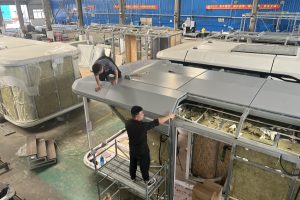 External aluminum wall